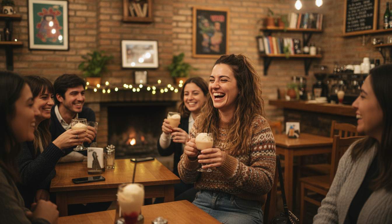 Mujer chilena disfrutando de juegos en DoubleDown Casino